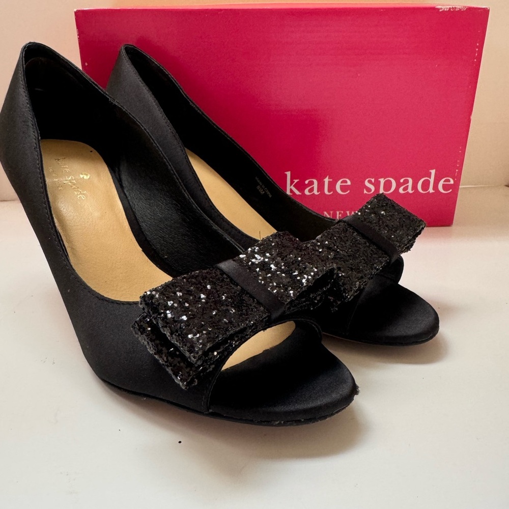 Kate Spade Satin Peep Toe Shoes